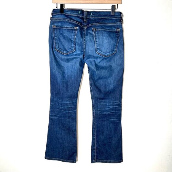 J Brand dark wash boot cut leg Murphy crop jeans size 26 B112 - Picture 6 of 6